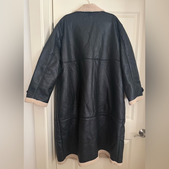 Princess Polly Day 'N' Night Longline Shearling Coat - Picture 3 of 6